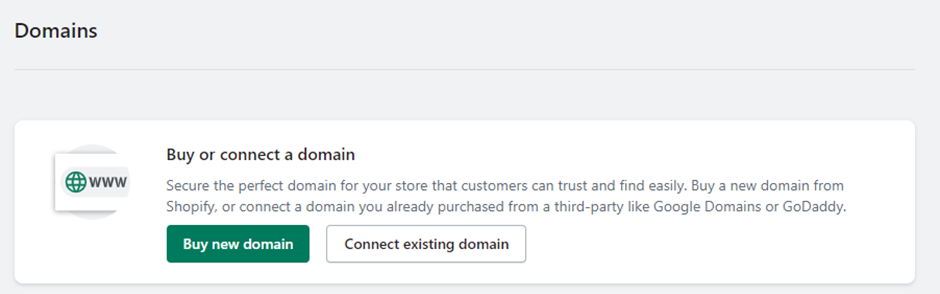 third-party domain to Shopify
