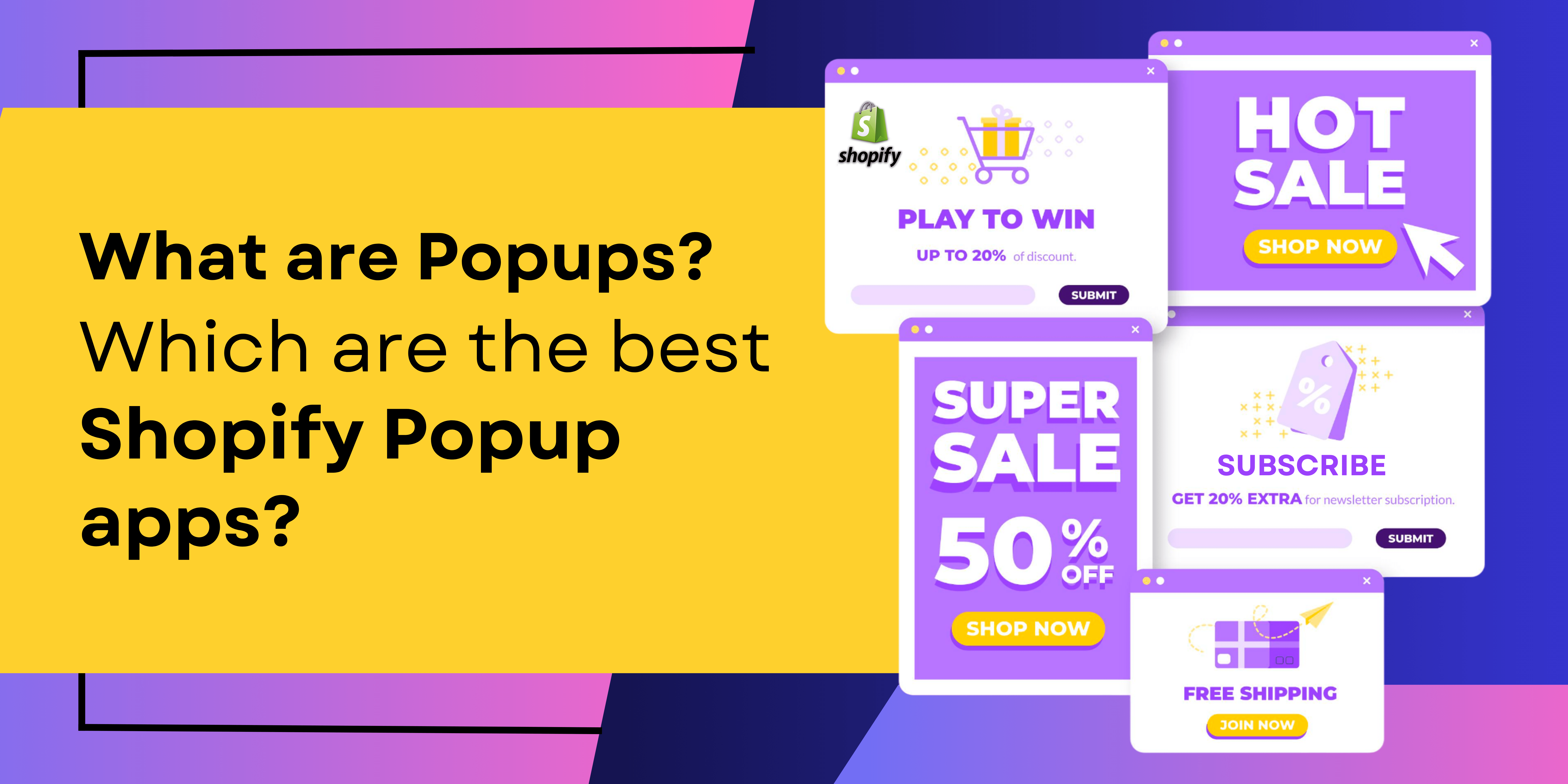 Best Shopify popup apps