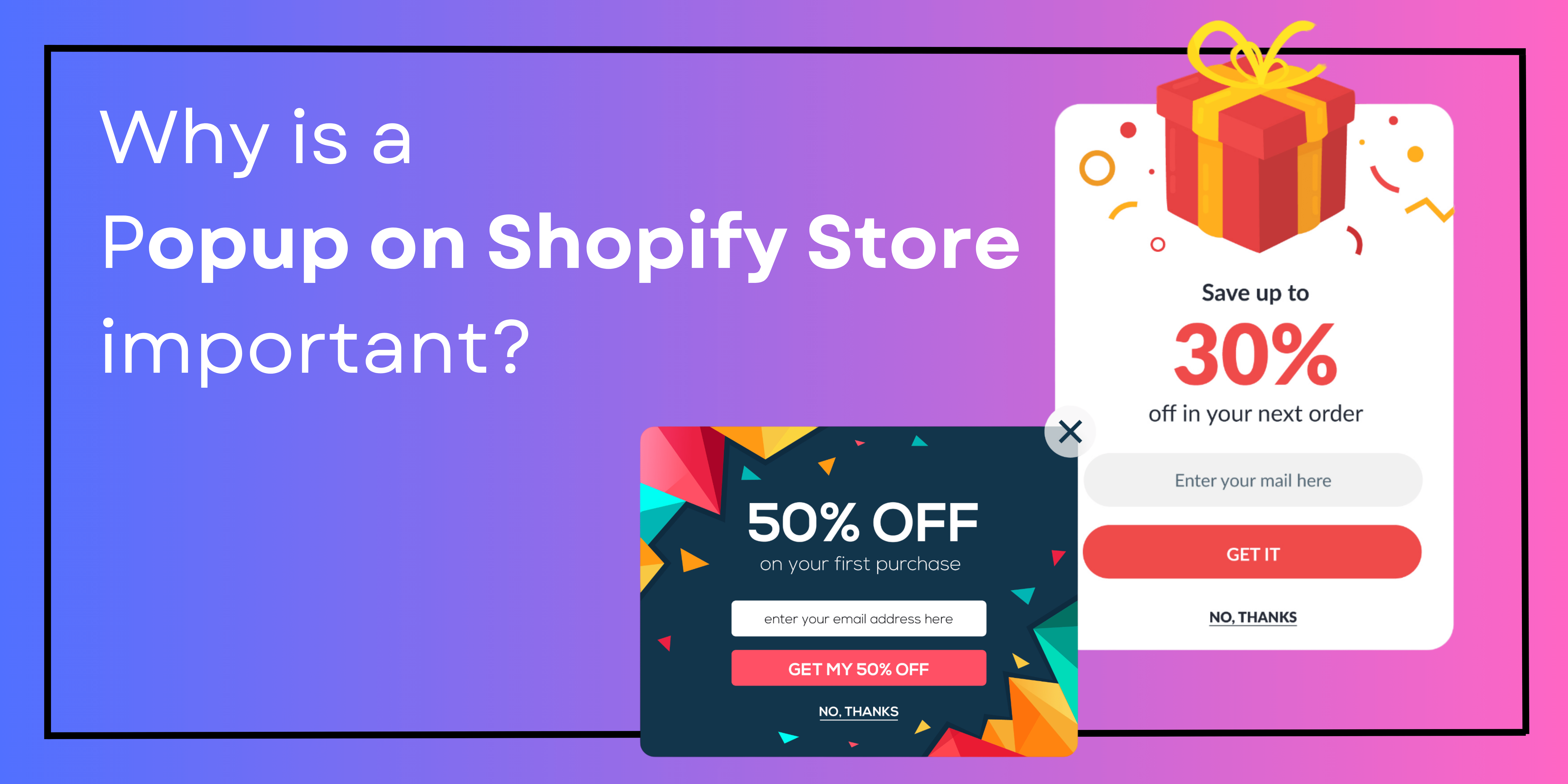 why is popup on Shopify store important?