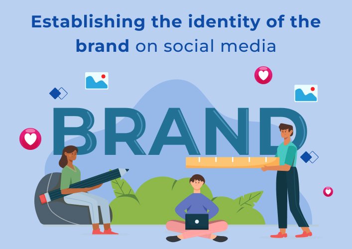 Establishing the identity of the brand on social media