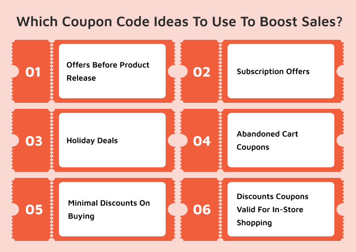 Which coupon code ideas to use to boost sales