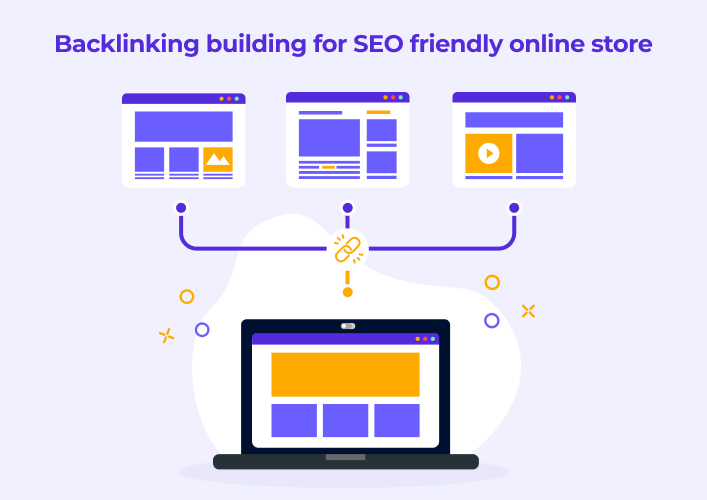Backlinking building for SEO friendly online store