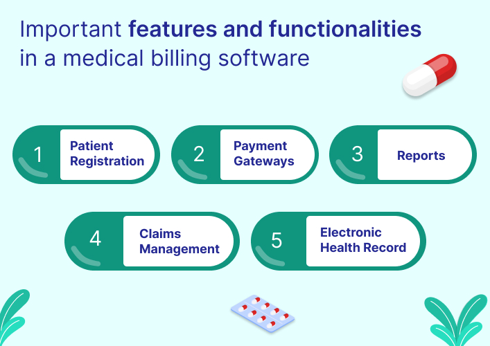 Important features and functionalities in a medical billing software