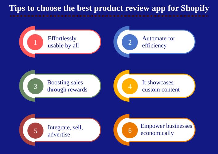 Tips to choose the best product review app for Shopify