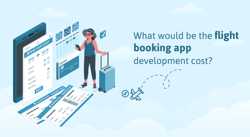 What would be the flight booking app development cost